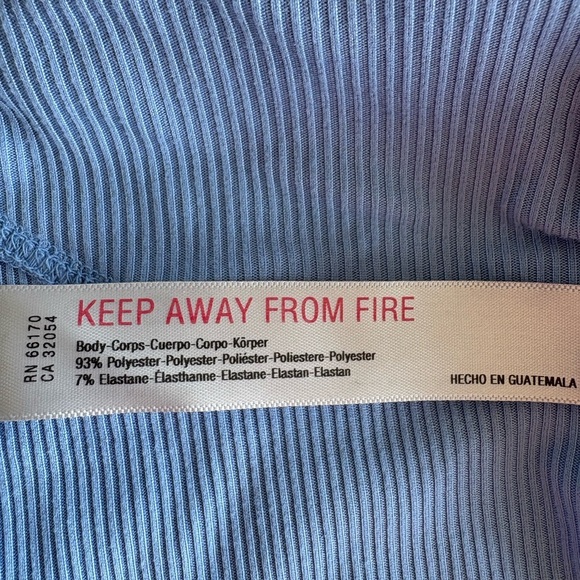 Intimately Free People Sky Blue Ribbed Duster | Size Small - Picture 6 of 6